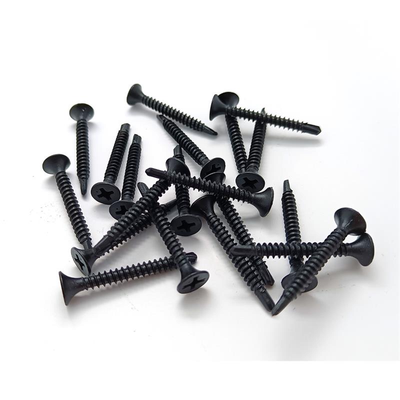 C1022 Black Full Thread Phillips Drive Drill Point Drywall Screws 2