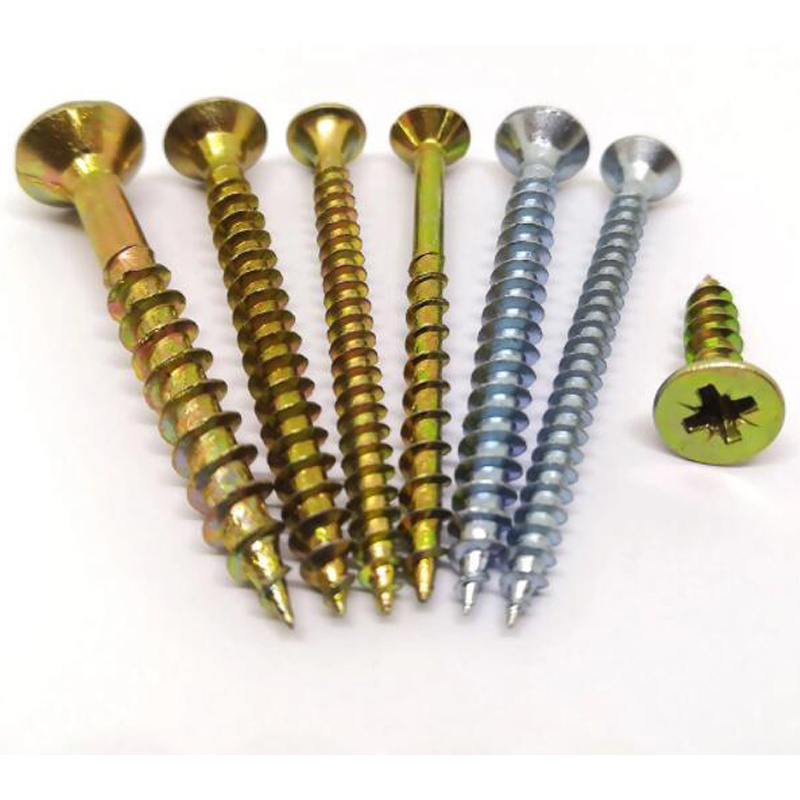 Phillip Zinc Plated Drive Double Flat & Countersunk Head Chipboard